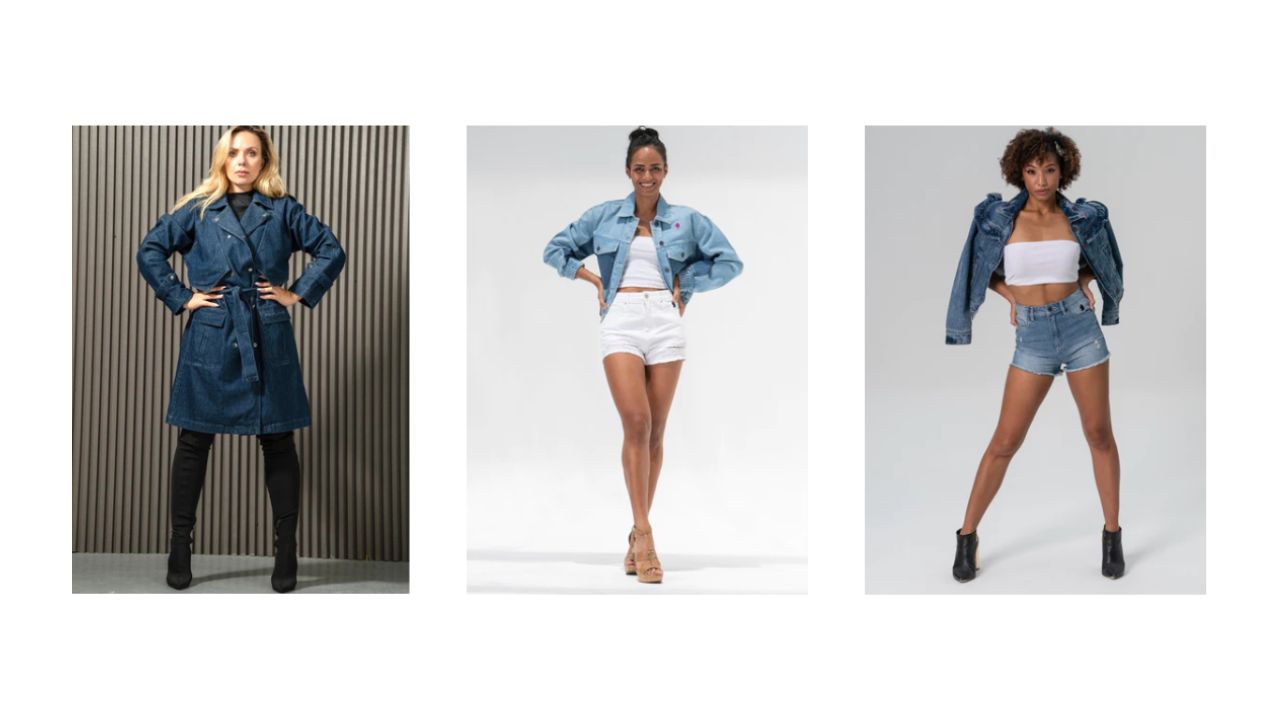 Which denim jacket color fits my skin tone from worst to best? : r/fashion