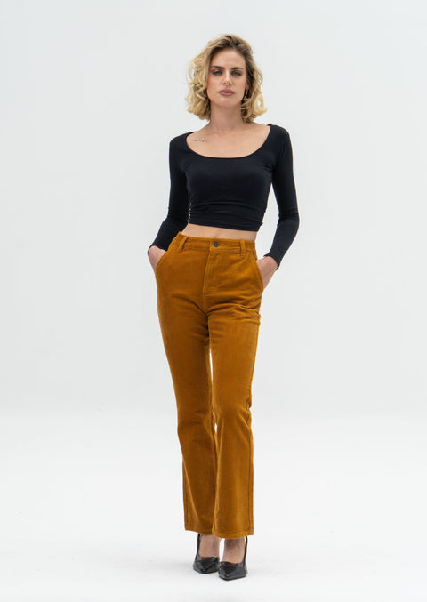 Corduroy Flare Pants