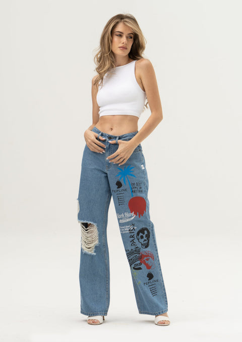 PepLine Graffiti Jeans