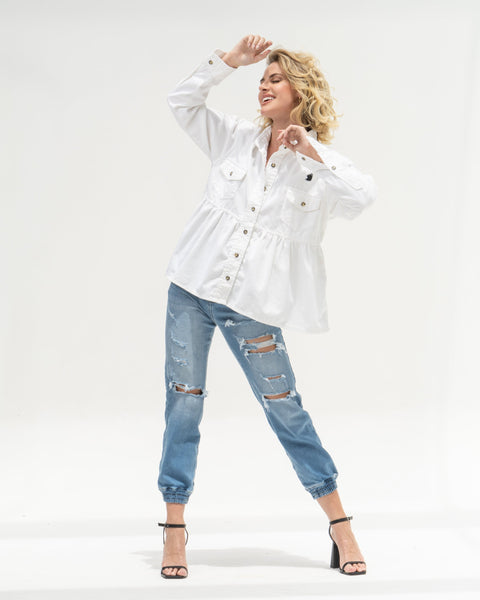 White Oversize Shirt