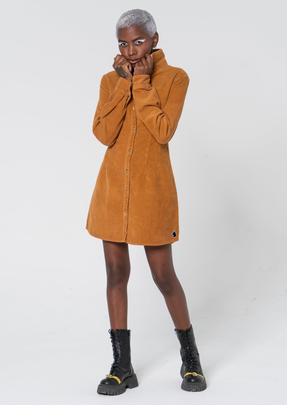 Corduroy Shirt Dress